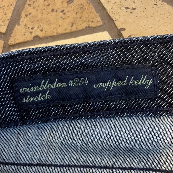 COH Wimbledon #254 Stretch Cropped Kelly Jeans Low Rise SIze 27 - Picture 8 of 16